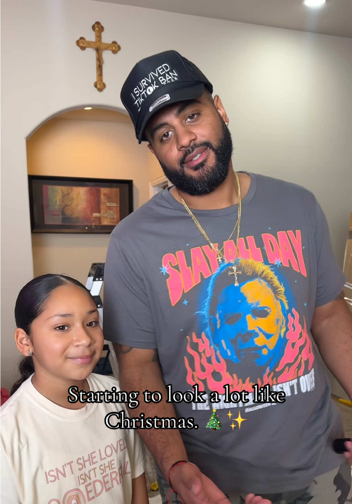 TikTok post by @deputyfromtexas for Best Choice Products. Caption reads: Why am I this way… 🙄🤦🏽‍♂️🤣🎄✨ @Best Choice....