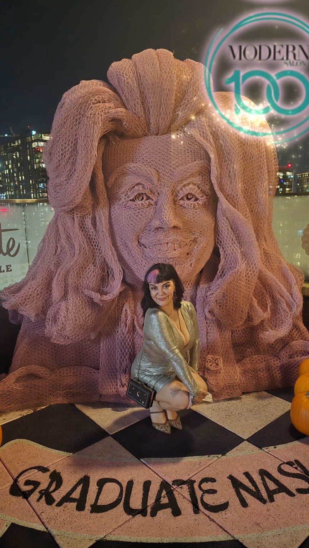 Instagram post by @locksbylulu for MODERN SALON. Caption reads: From Orlando to Nashville — what a surreal....