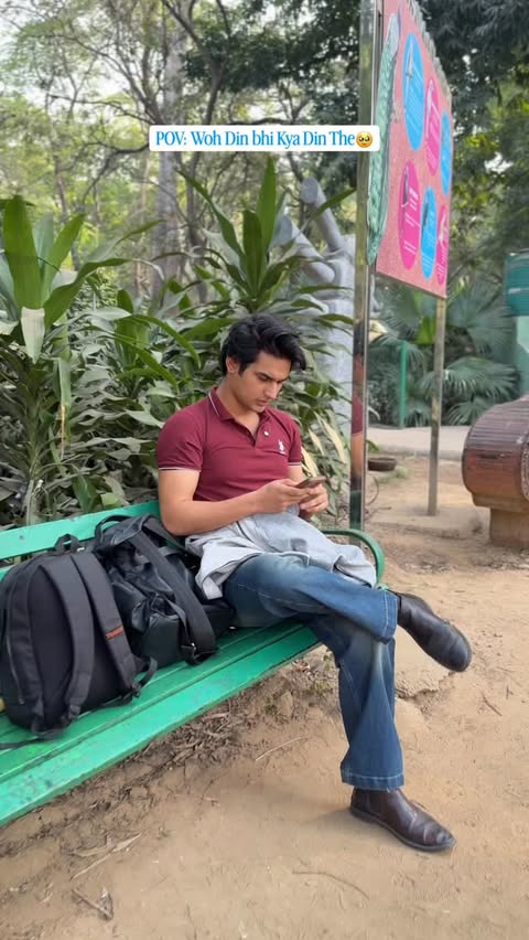 Instagram post by @flyingnitinn for The Man Company. Caption reads: [...] — woh din bhi kya din the. And Hope by The....