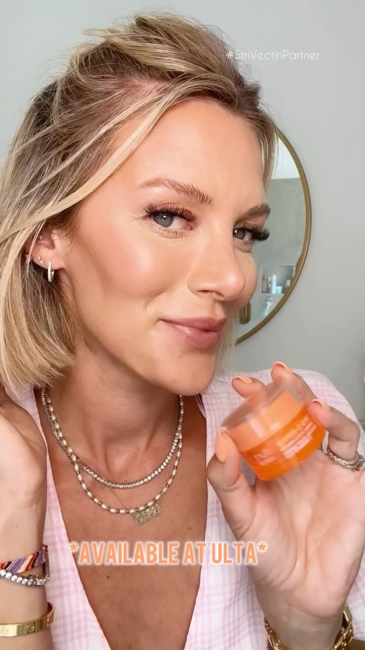 Instagram post by @sosageblog for StriVectin. Caption reads: Never was an eye cream gal until I had kids and....
