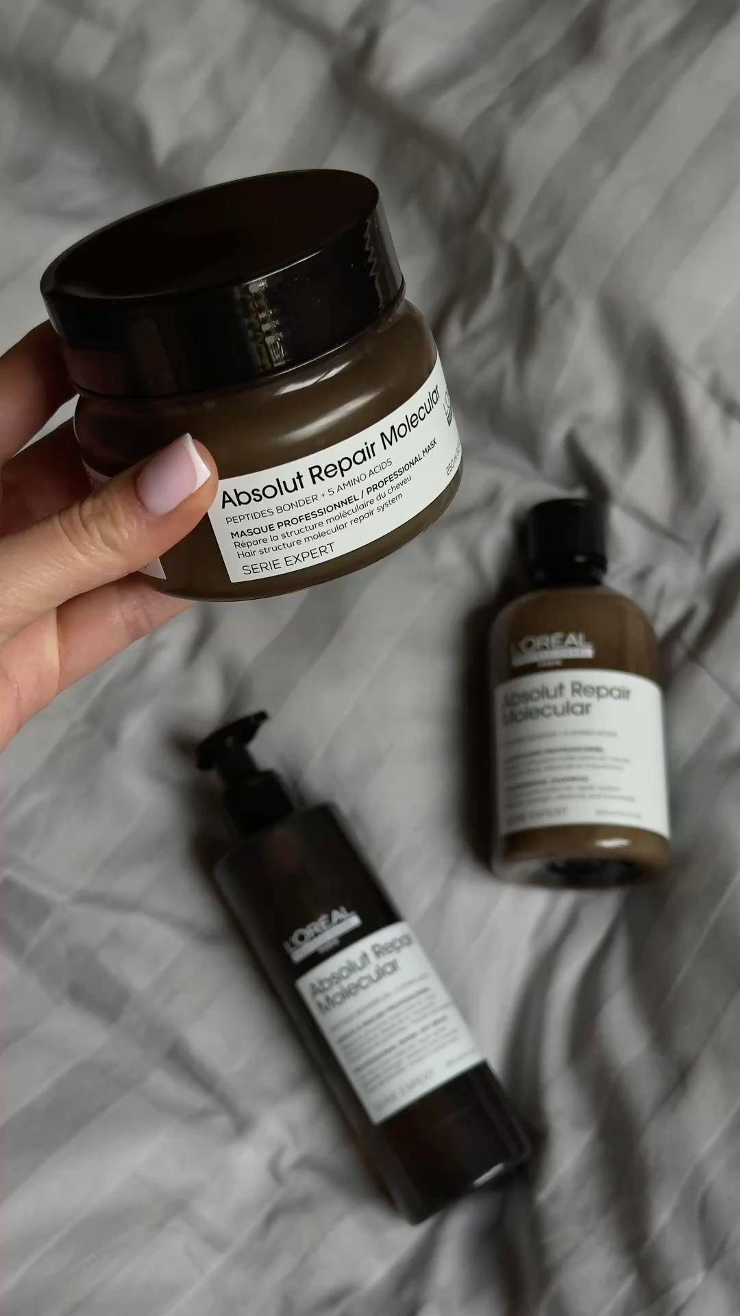 Instagram post by @areyyyafsana for L’oréal Professionnel. Caption reads: #AD | This isn’t your regular conditioner—it’s a....