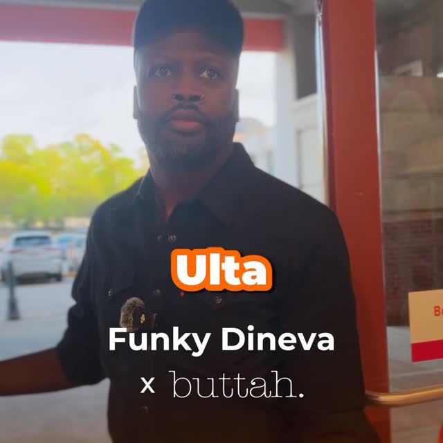 Instagram post by @msfunkydineva for Buttah Skin. Caption reads: [...] rules. However, this partnership with....