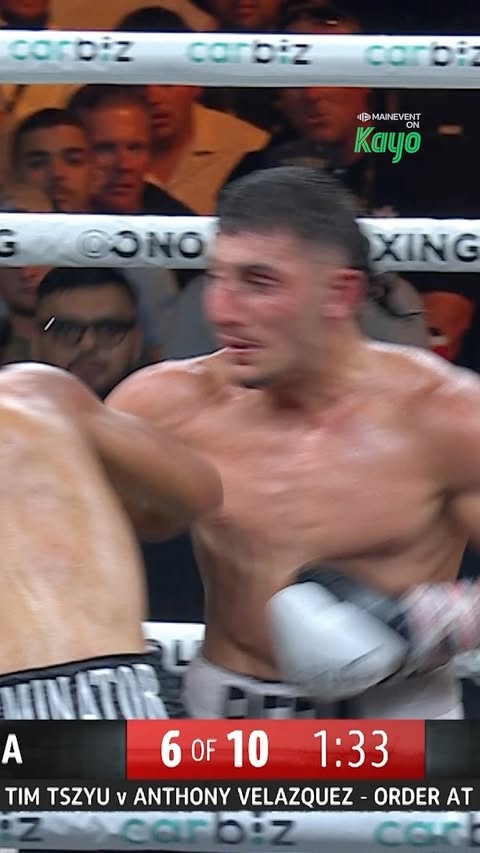 Instagram post by @ahmadreda___ for Kayo Sports. Caption reads: Telepe goes down in the sixth round!
Ahmad Reda....