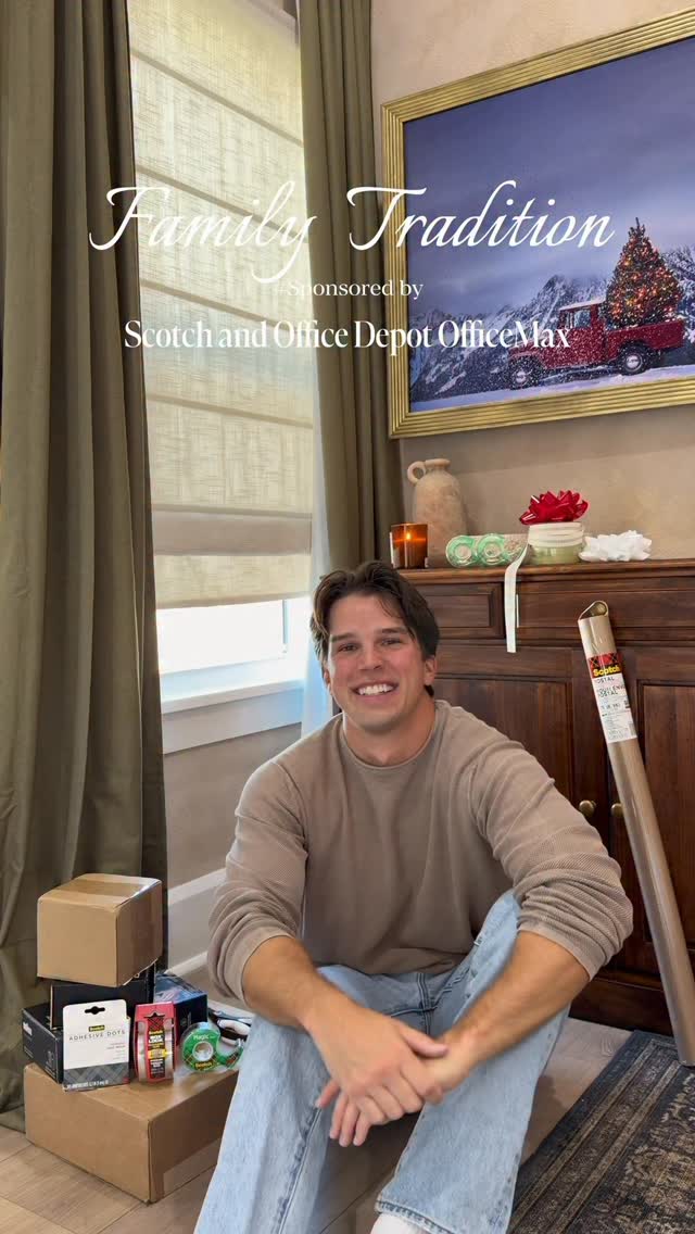 Instagram post by @scotch for Office Depot. Caption reads: [...] ends 12/31 #discoverdepot @scotch....