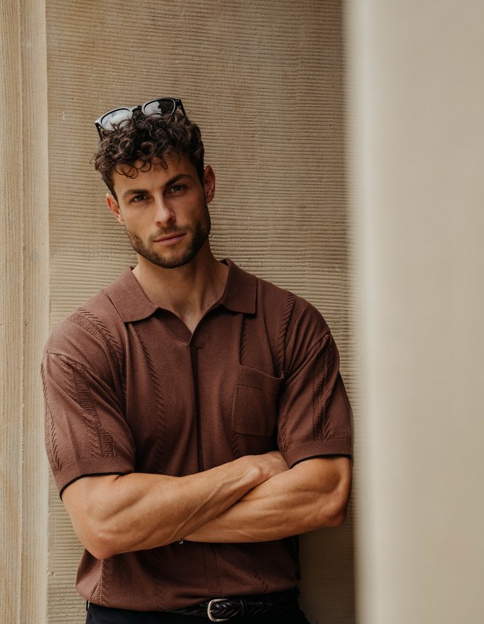 Instagram post by @dennisboeer for Scotch & Soda. Caption reads: Anzeige| Always make sure to have the perfect fit....