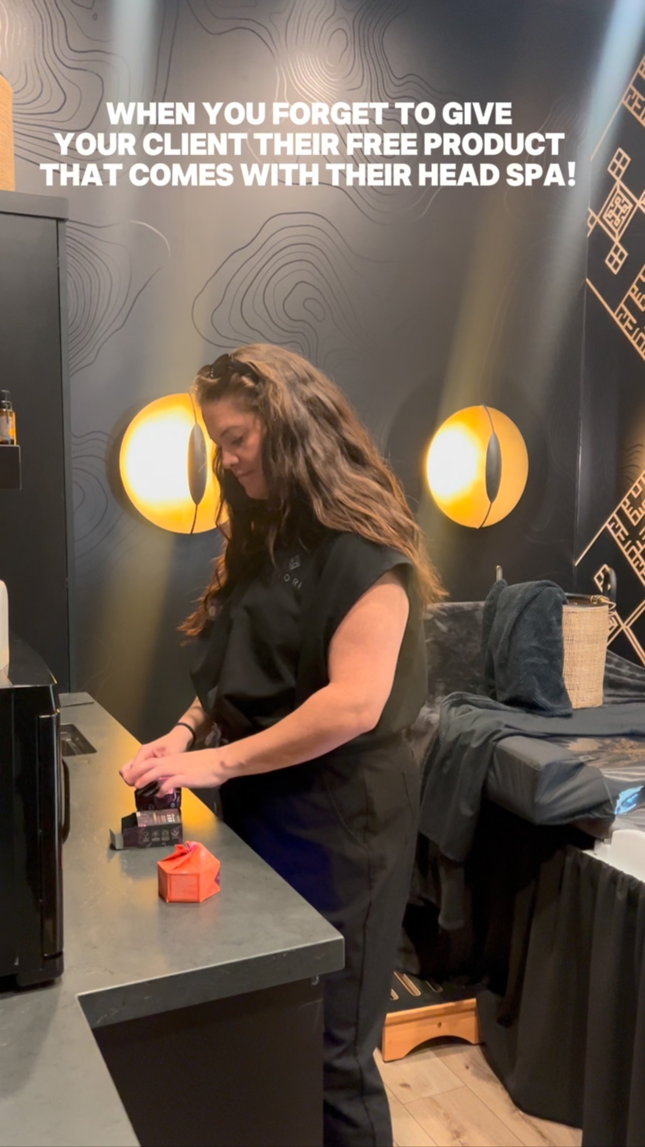 Instagram post by @bloomstudiosutah for VIORI. Caption reads: Book a Viori Head Spa and you get to take home....