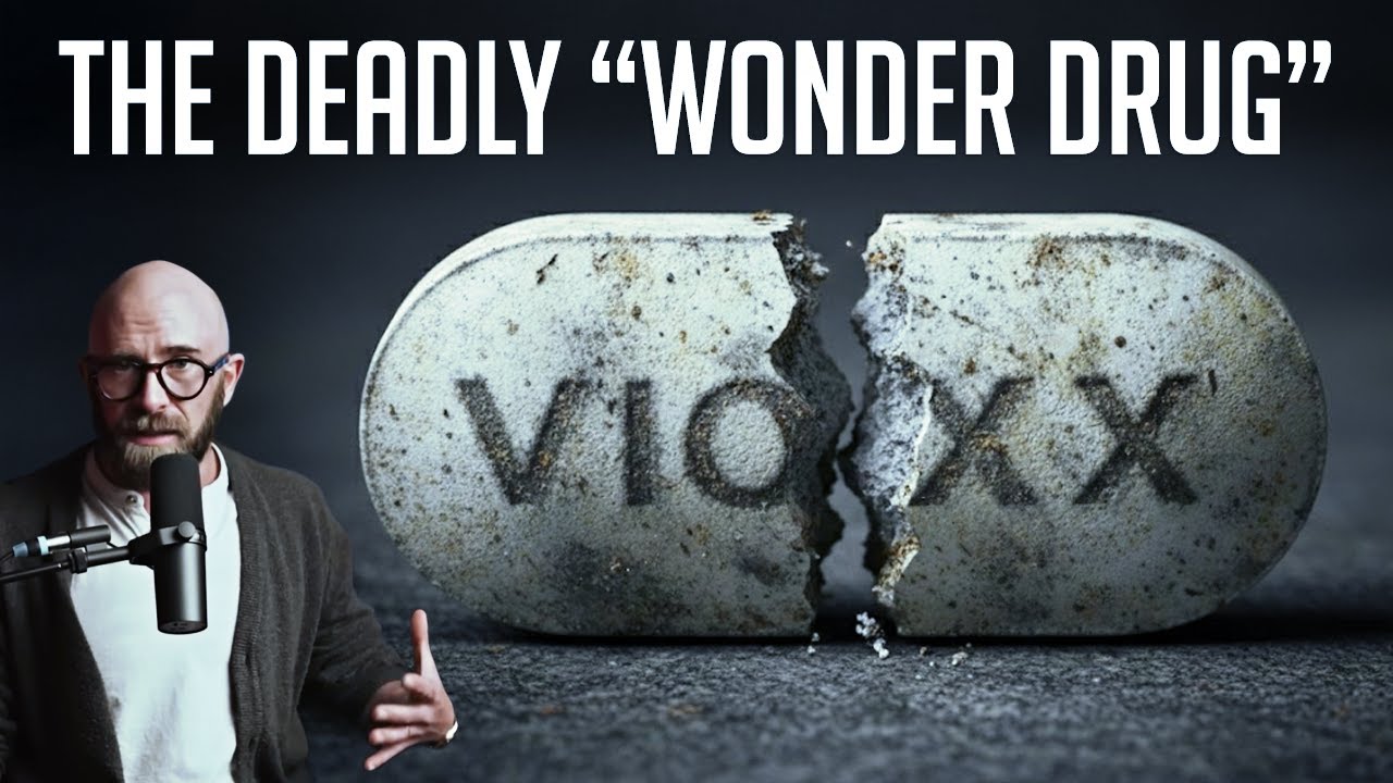 YouTube post by @IntotheShadows for Vessi. Caption reads: Vioxx Was Absolutely Terrifying..