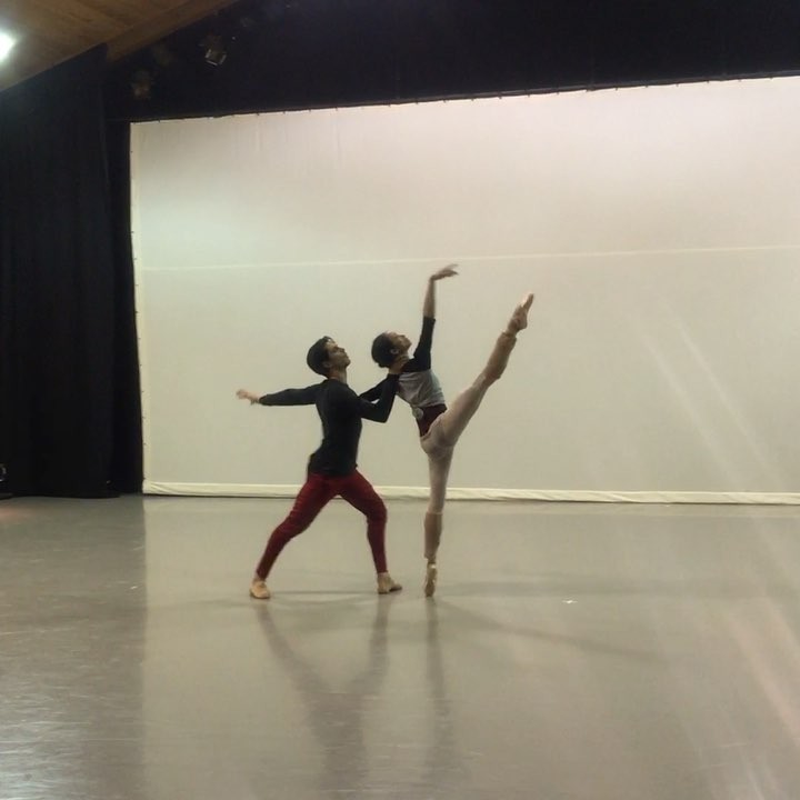 Instagram post by @stellaabreradetsky for Segerstrom Center for the Arts. Caption reads: #saturdayvibes✨Excited to tango with longtime....