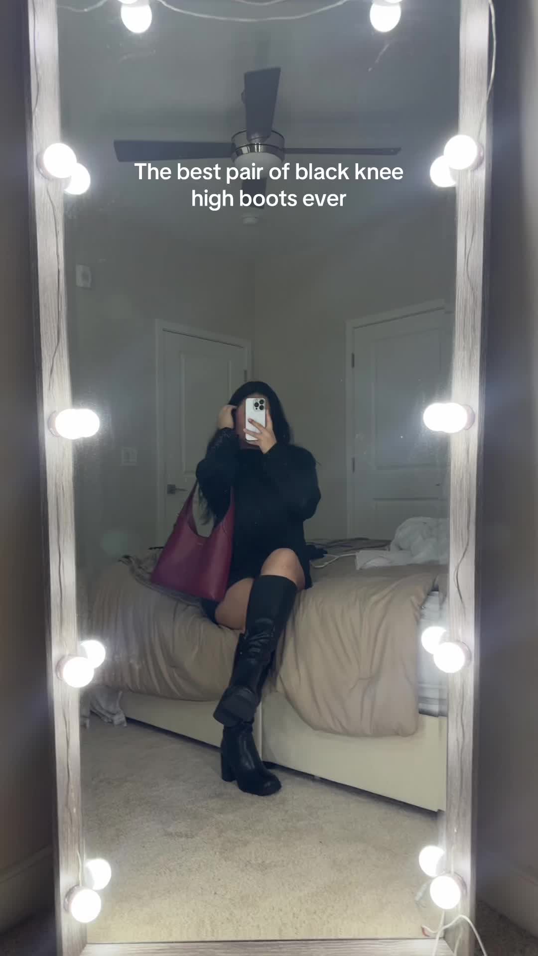 TikTok post by @kelyons1206 for JustFab. Caption reads: I feel hot af @Dream Pairs @JustFab #fyp....