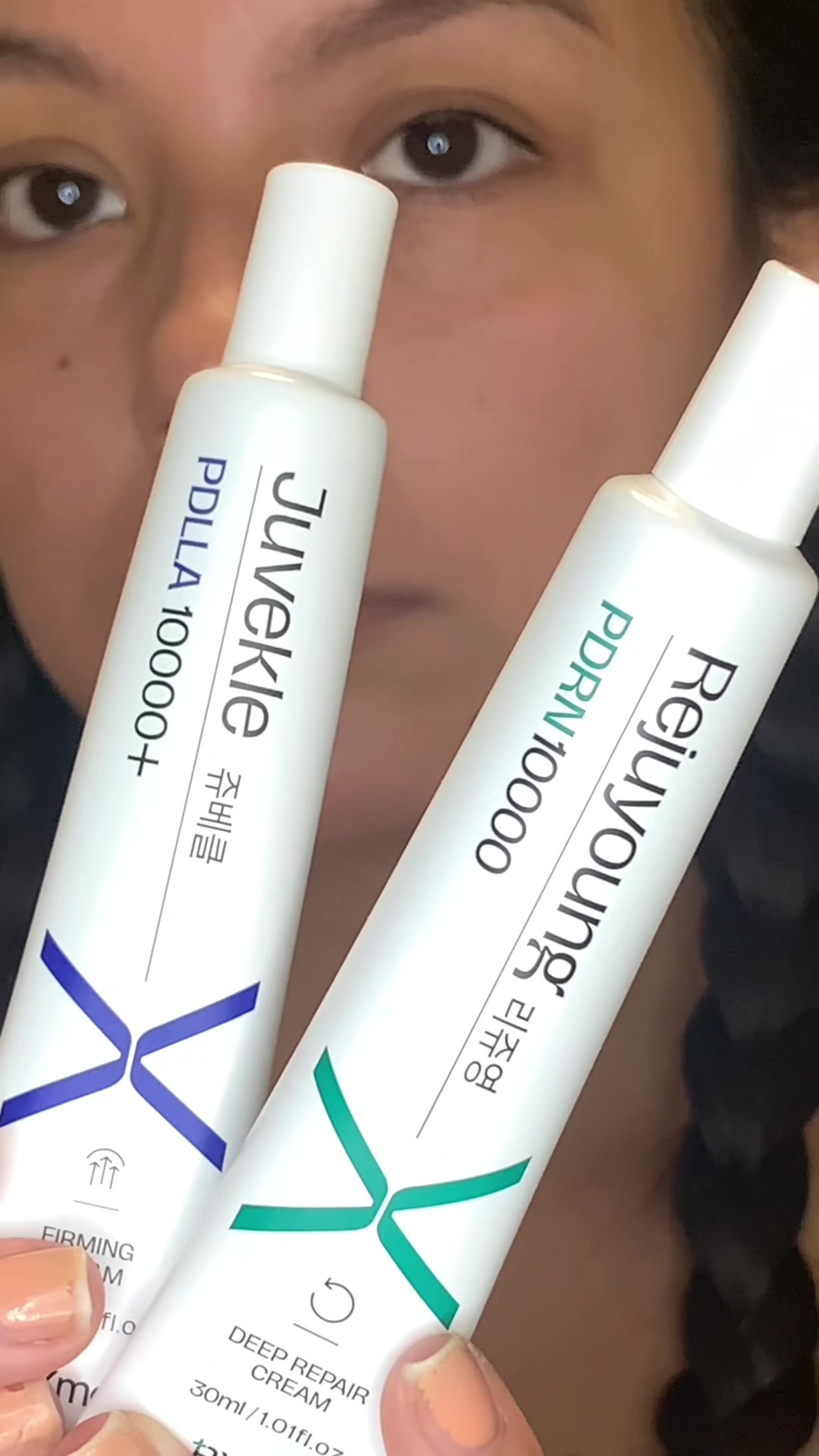 TikTok post by @cassiemua for Skin Seoul. Caption reads: Firming + hydrating care for smoother, more....