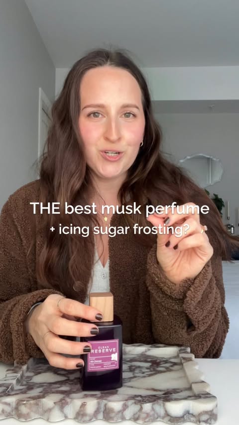 Instagram post by @kristinfragrances for CLEAN BEAUTY COLLECTIVE. Caption reads: 🍩 what do we think of the new Skin Intense? the....