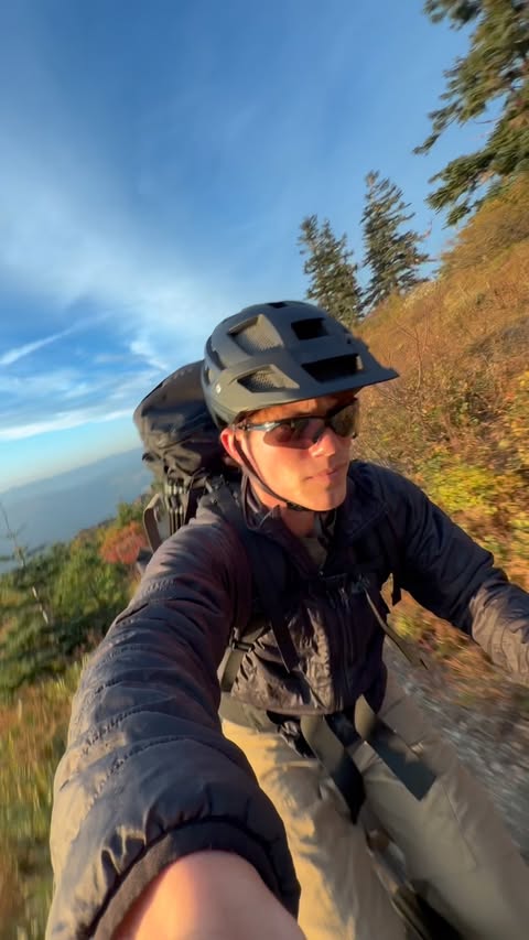 Instagram post by @jackprobasco for AllTrails. Caption reads: [...] for early-season fall foliage with....