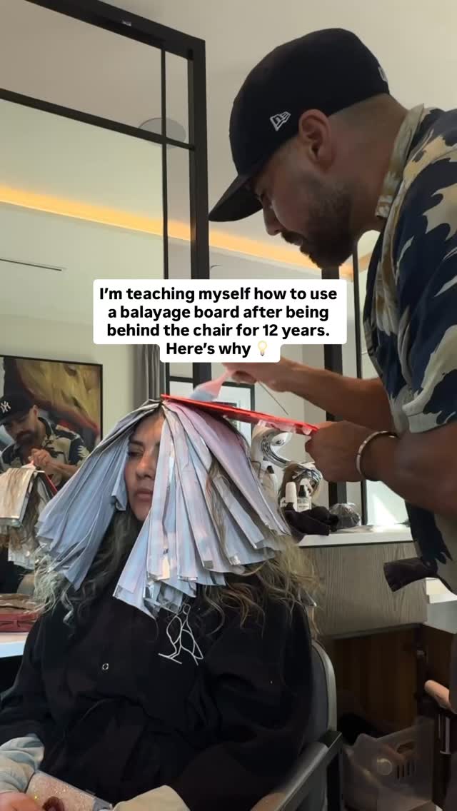 Instagram post by @colorbycarlos for BaBylissPRO. Caption reads: I need all the recommendations of your favorite....