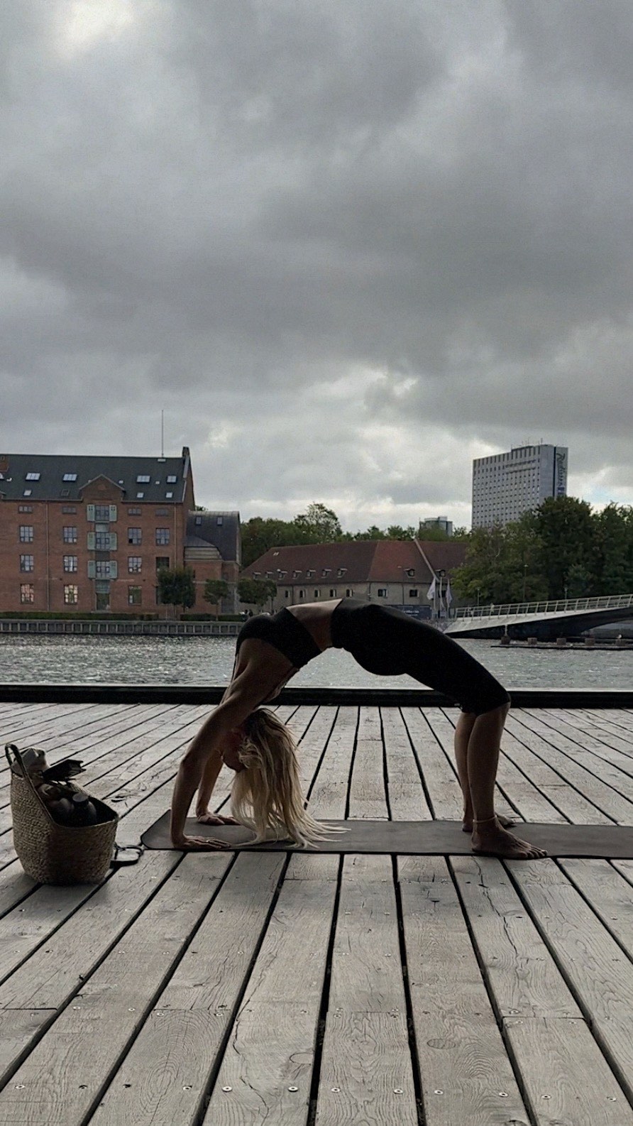 Instagram post by @vibekelentz for SOFIE SCHNOOR. Caption reads: // Copenhagen Bridge 
reklametags•.