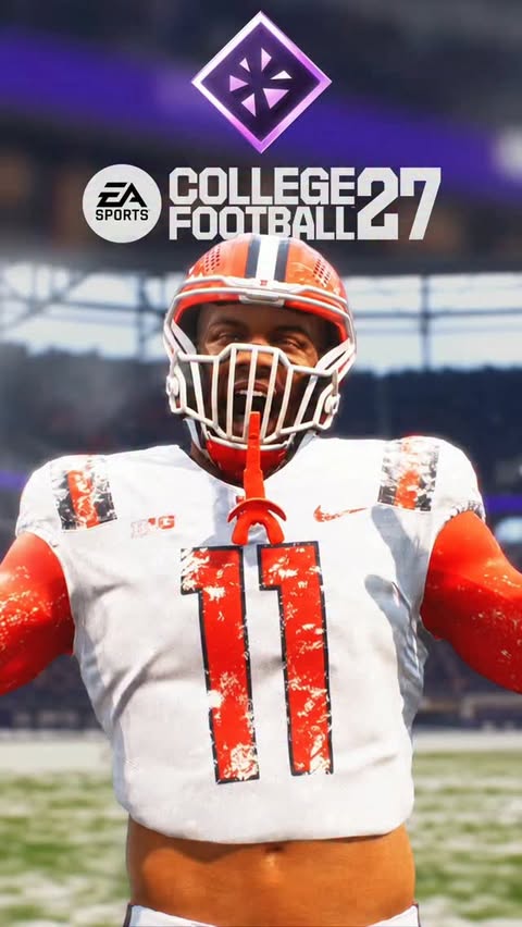 Instagram post by @qjbeat for EA SPORTS College Football. Caption reads: #Ad Using Cap Breaker on Speed in College Football....