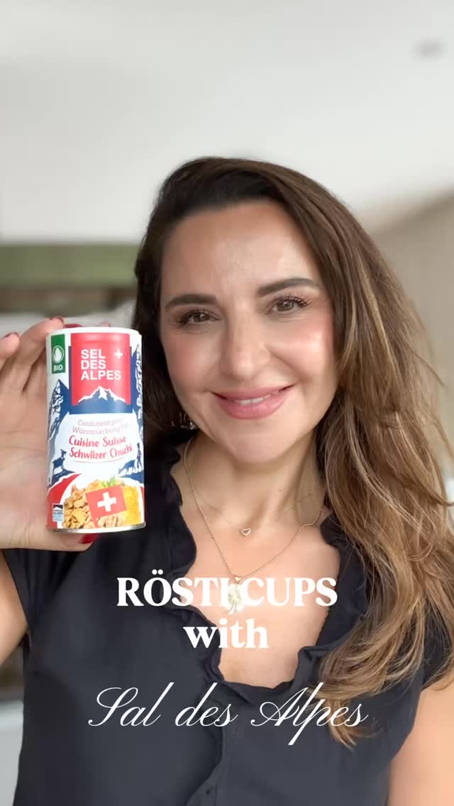 Instagram post by @smartgusto for Coop. Caption reads: 🥔🍳🍃Crispy, golden rösti cups filled with eggs....