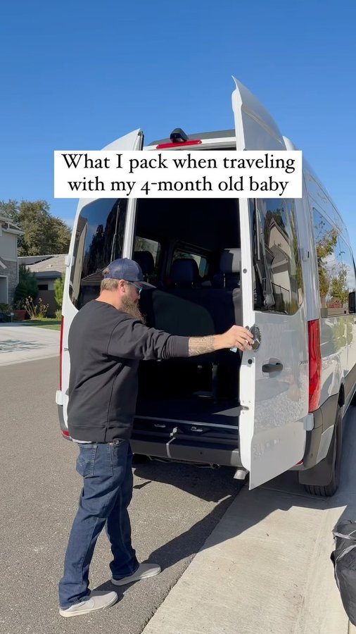 Instagram post by @mikalaidler for Boppy Italia. Caption reads: #ad my must-have baby travel item is the New....