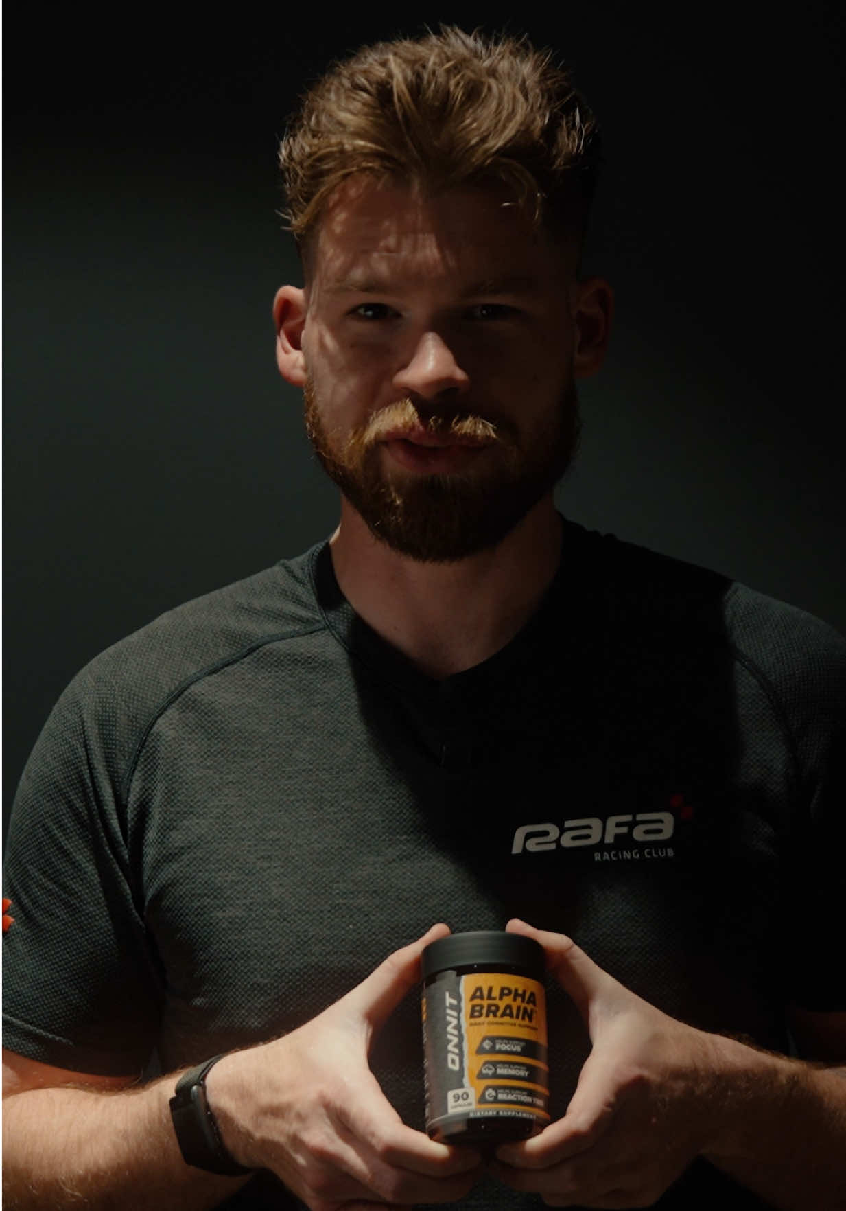 TikTok post by @crimsix_c6 for Onnit. Caption reads: [...] game throughout the day with AlphaBrain.....