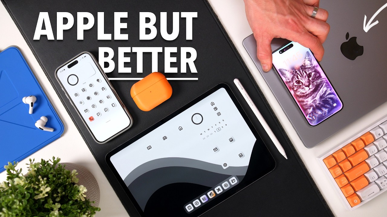 YouTube post by @BetterCreating for Orbitkey. Caption reads: The Apple Ecosystem Secrets I Wish I'd Known....