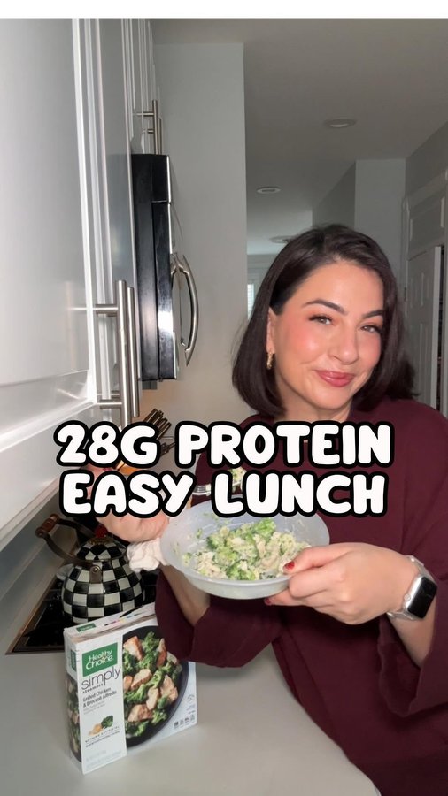 Instagram post by @over30momtips for Healthy Choice. Caption reads: #ad Save this busy parent hack! 🙌....