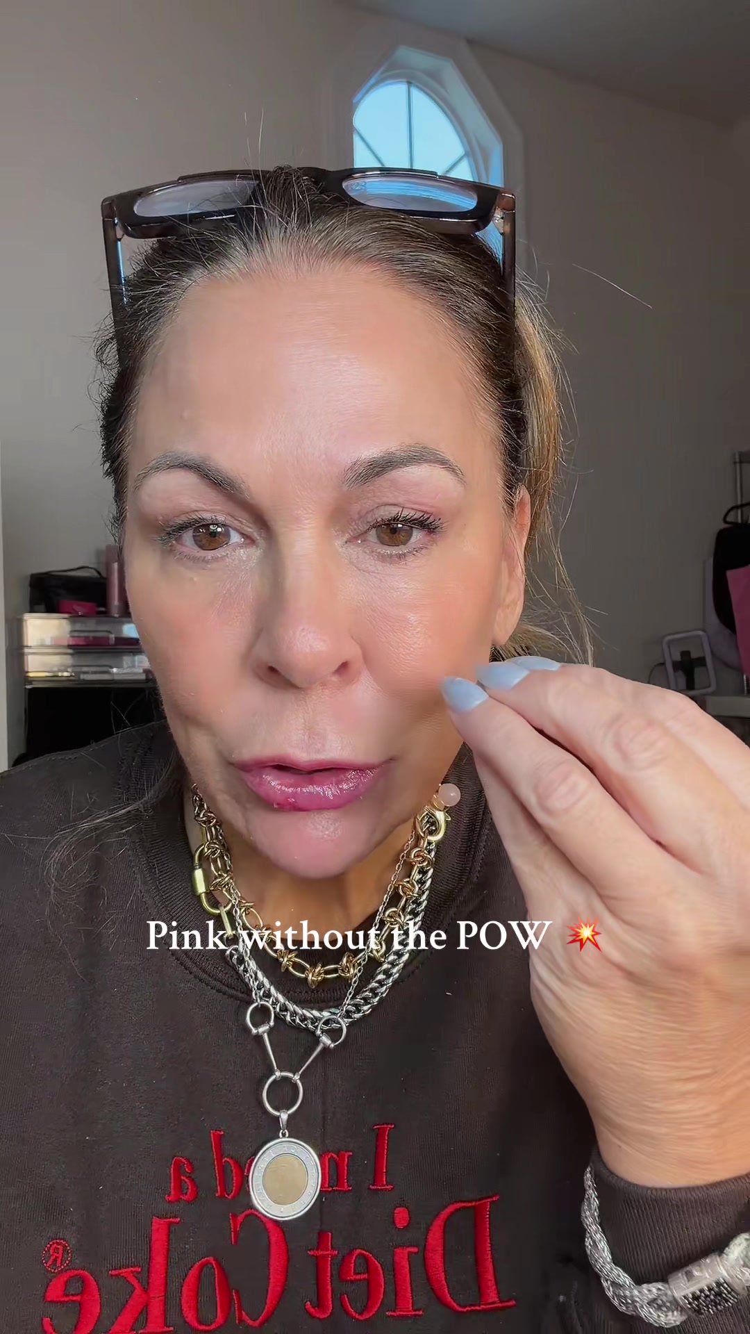 TikTok post by @the_pinder_home for Dominique Cosmetics. Caption reads: [...] #tiktokshopcreatorpicks @Dominique Cosmetics.