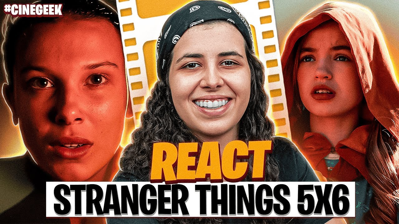 YouTube post by @PlantaoGeek for Gocase. Caption reads: CAMAZOTZ'S ESCAPE! | REACT TO "STRANGER THINGS"....