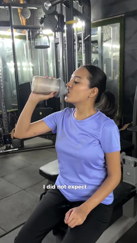Instagram post by @dakshtarawat11 for Alpino. Caption reads: [...] enjoyable ✨ #ad #fypage #gym #protein....