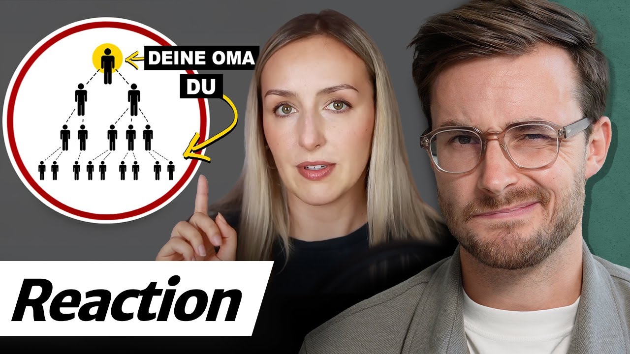 YouTube post by @Maurice_Hoefgen for Udemy. Caption reads: SO irrt Alicia Joe zum Rentensystem!.