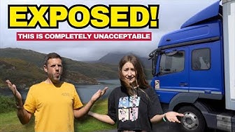 YouTube post by @Touringwiththekids for JustGiving. Caption reads: NC500: THE DIRTY TRUTH - We EXPOSE the HATRED....