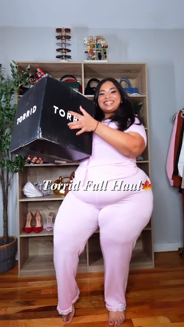 Instagram post by @johanamaya81 for Torrid. Caption reads: @Torrid Try on Fall Haul🍁

Working on my LTK to....