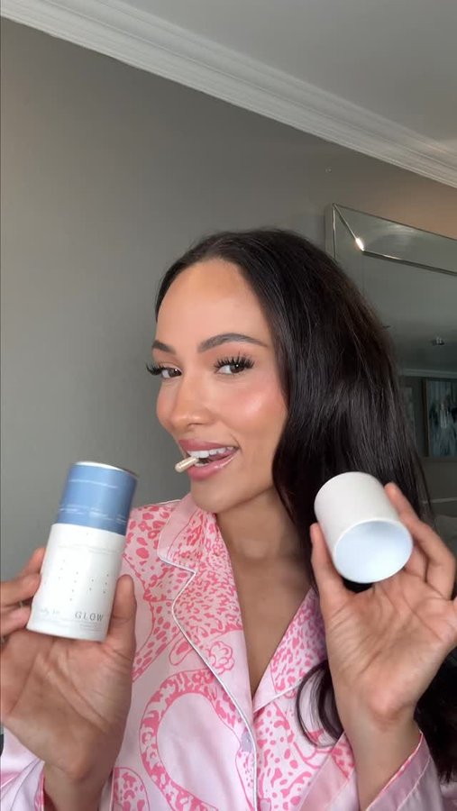 Instagram post by @its.niya.renee for Ready To. Caption reads: Glowing from the inside out ✨ Ready to Glow has....