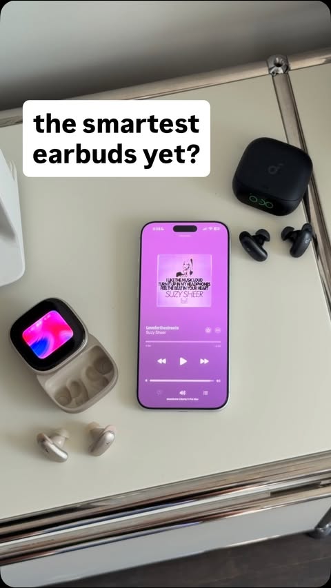 Instagram post by @canoopsy for Soundcore. Caption reads: [...] the case is actually useful?? well....
