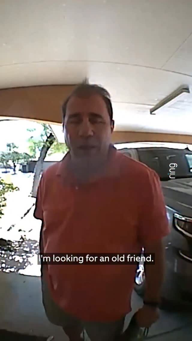 Instagram post by @goodnews_movement for Ring. Caption reads: A reunion 40+ years in the making:

John lost his....