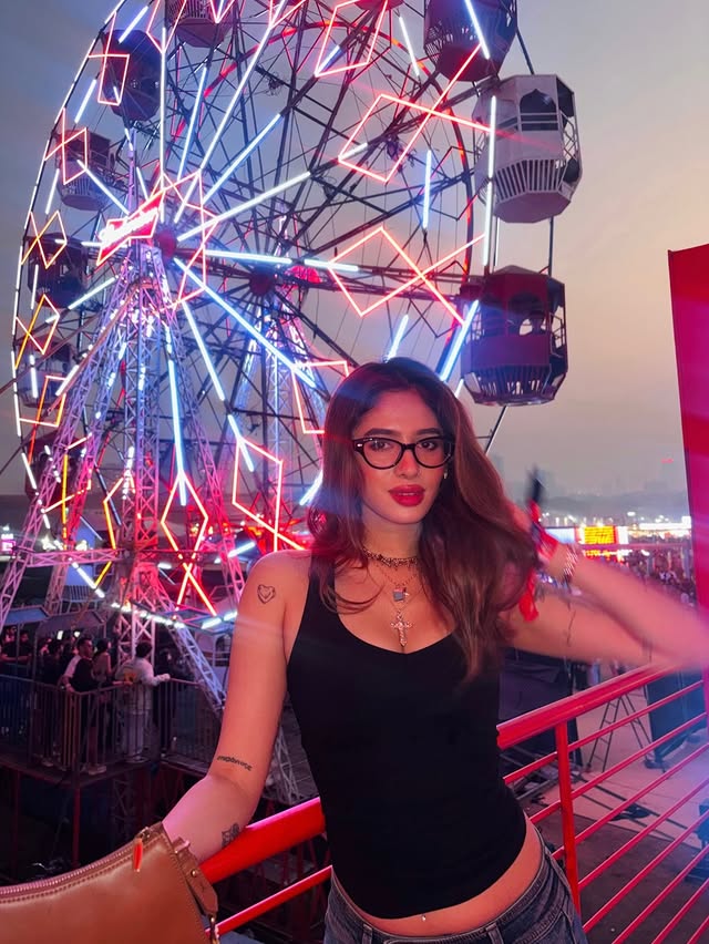 Instagram post by @krishangi_borah for Budweiser. Caption reads: day out with @budweiserindia ❤️ . . .....