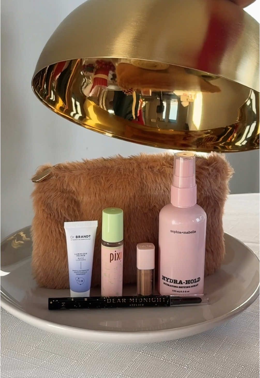 TikTok post by @clairemeit for Dr Brandt Skincare. Caption reads: Serving face this thanksgiving with the @IPSY....