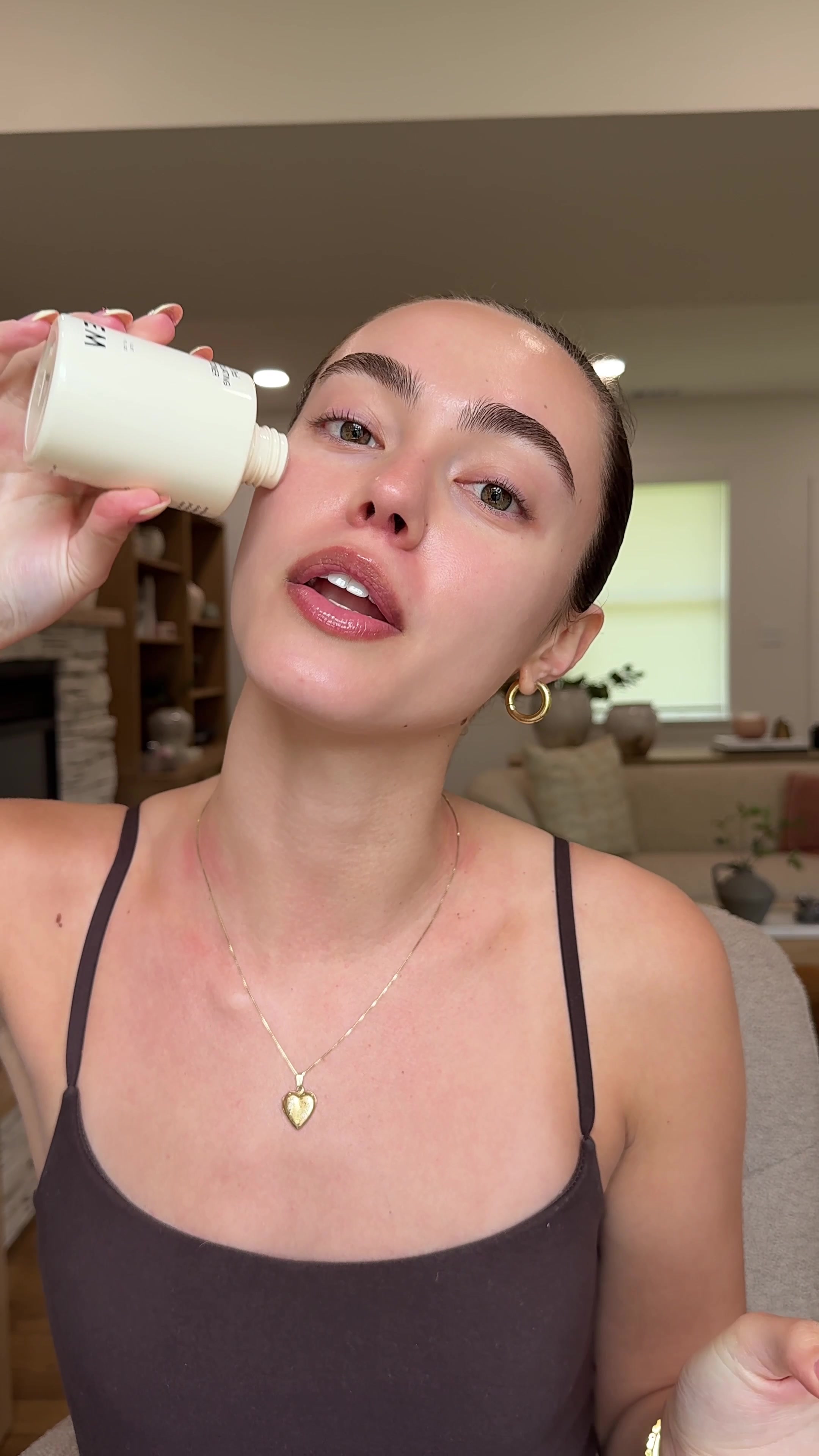 TikTok post by @kianadalleave for Eadem. Caption reads: [...] for calm, smooth, glowing skin from @EADEM....