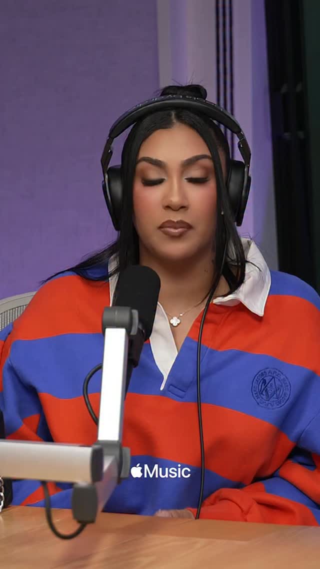 Instagram post by @queennaija for Apple Music. Caption reads: [...] the full convo and her new EP ‘30’ on....