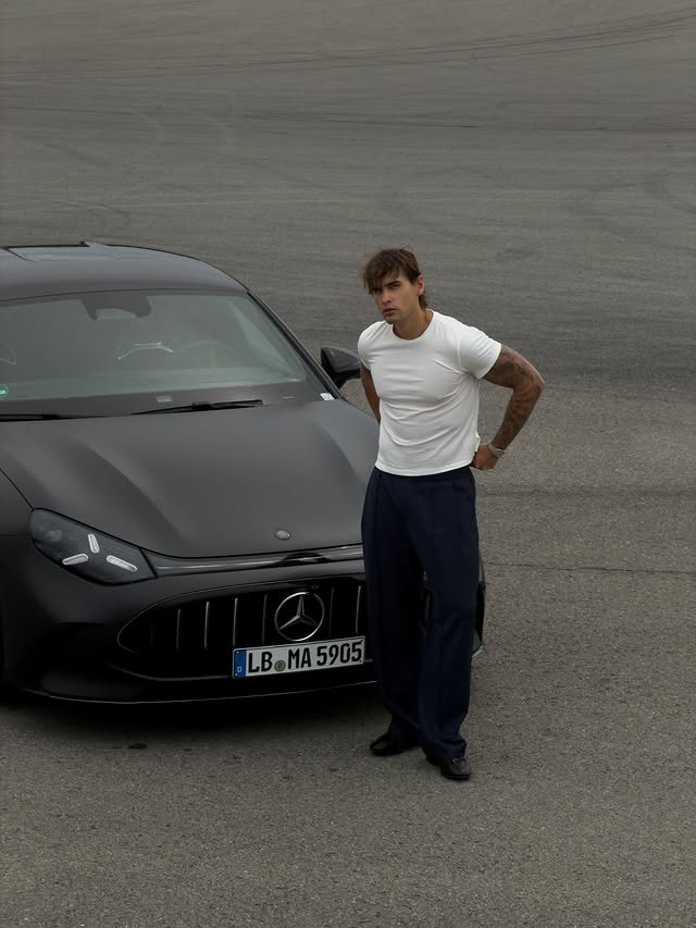 Instagram post by @sebastianchlodnicki for Mercedes-Benz. Caption reads: paid advertisement @mercedesbenz_pl Had the....