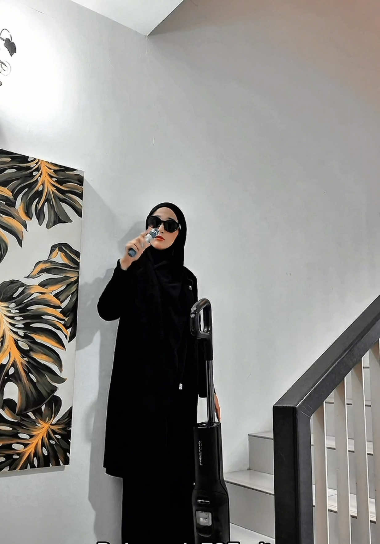 TikTok post by @aisyahhabshee for Roborock. Caption reads: It is me VS the kids, tapi aisyah ada backup army,....