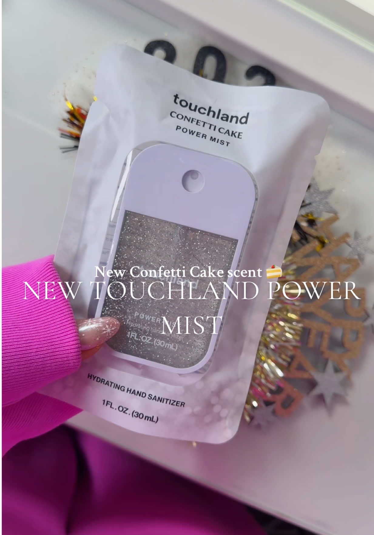 TikTok post by @stacymariekay for Touchland. Caption reads: [...] in the Power Mist lineup. @touchland....
