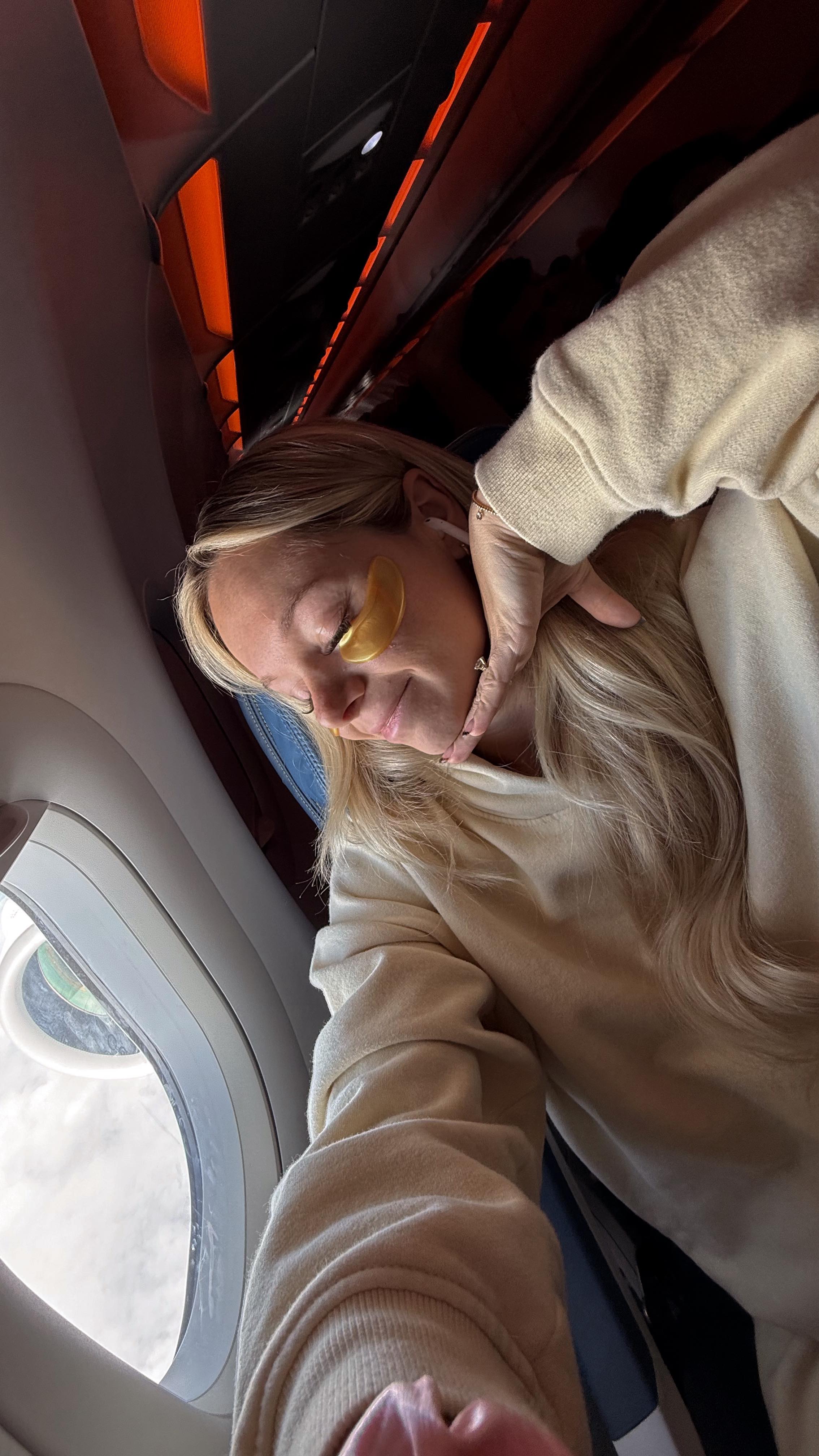 Instagram post by @beccweb for Air Transat. Caption reads: I am telling you right now, the best gift you can....