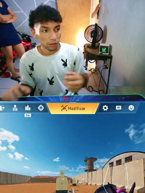 TikTok post by @ludiskel for Strike. Caption reads: [...] TRANQUILO @elieljuega #embajadorbloodstrike....