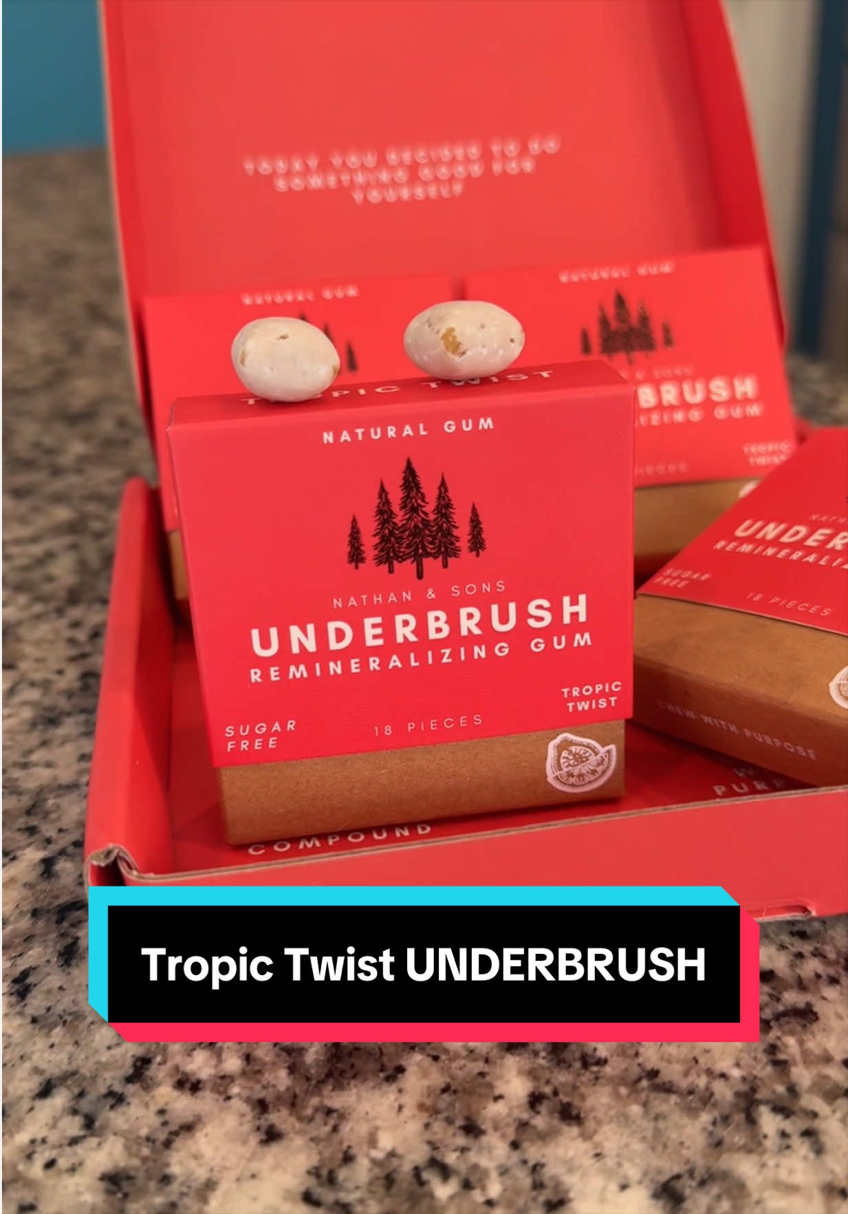 TikTok post by @graveyardgoonz for Nathan & Sons. Caption reads: [...] #dentalhygiene #dentalhealth #gum @Nathan &....