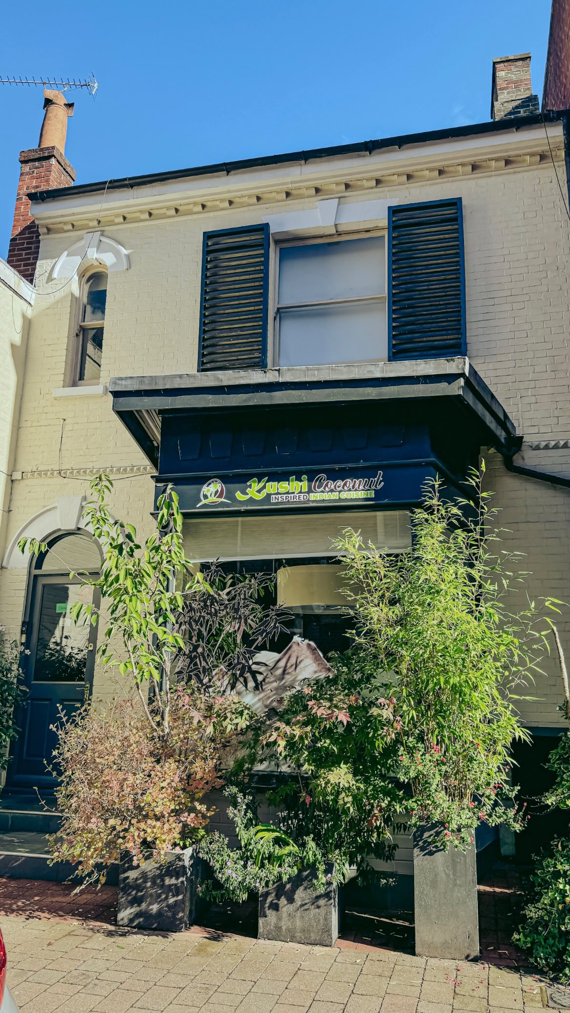 Instagram post by @miss_winchesteruk for Deliveroo. Caption reads: @kushi_coconut_winchester_uk all you questions....