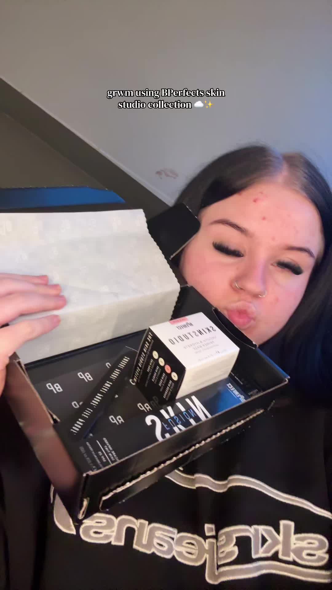 TikTok post by @fpith08x for BPerfect Cosmetics. Caption reads: [...] #ukfyp #viral #influencer #grwm @BPerfect....