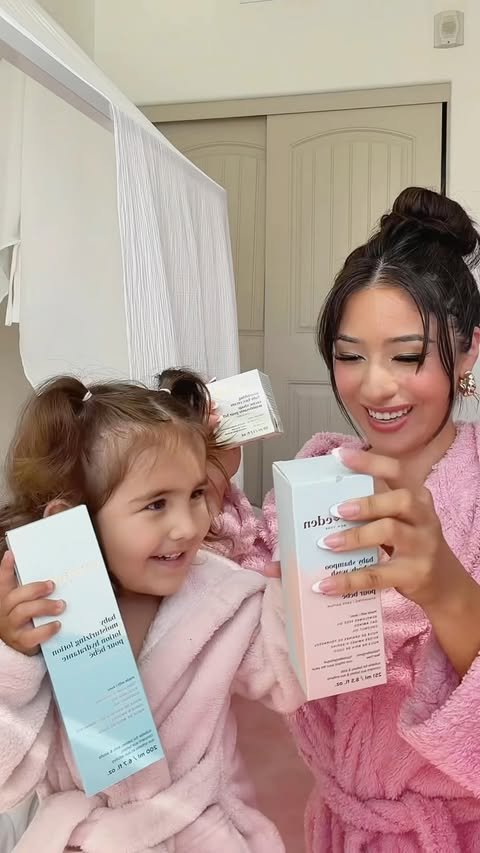 Instagram post by @mikayla_shiann for Evereden. Caption reads: Thank you @everedenbrand for my daughters PR....