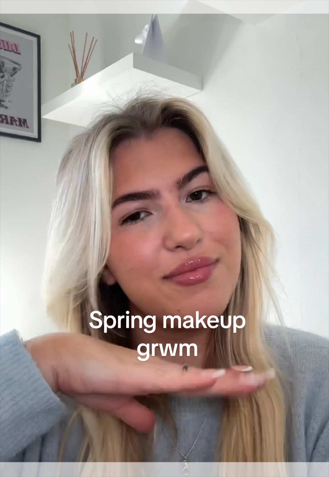 TikTok post by @nataliedransfield3 for Rose & Caramel. Caption reads: [...] @MAC Cosmetics @UKLASH @Rose & Caramel....
