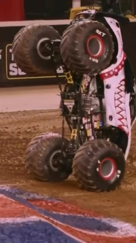 Instagram post by @bgranger2 for Monster Jam. Caption reads: [...] is READY to perform this weekend 💥....