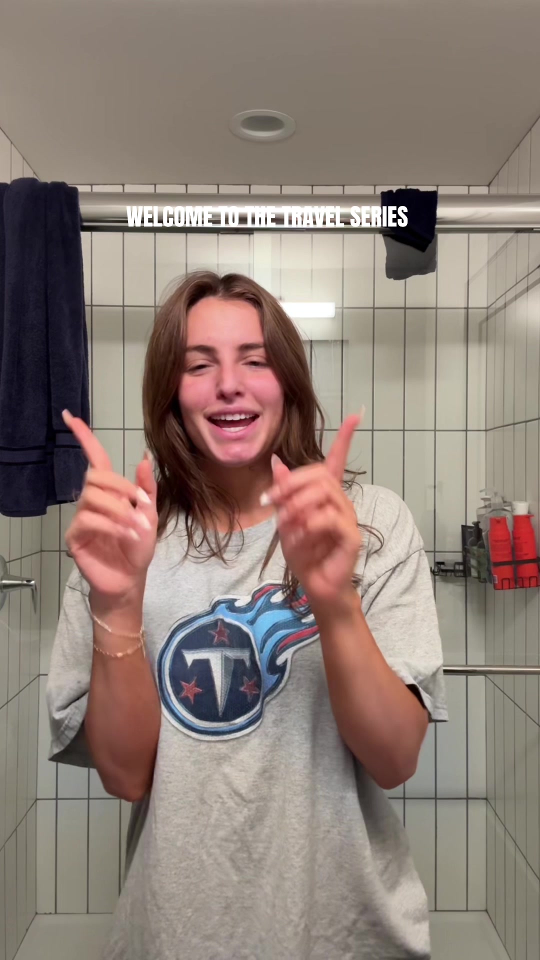 TikTok post by @gracizzlefontizzle for Secret Deodorant. Caption reads: [...] @RMS Beauty @e.l.f. Cosmetics @Valentino....