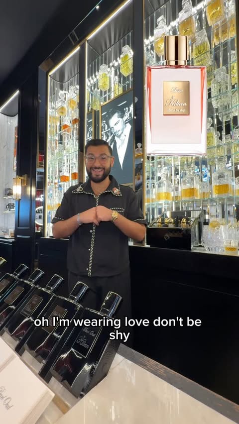 Instagram post by @paulreactss for KILIAN PARIS. Caption reads: Last week was F1, so @kilianparis asked me to stop....